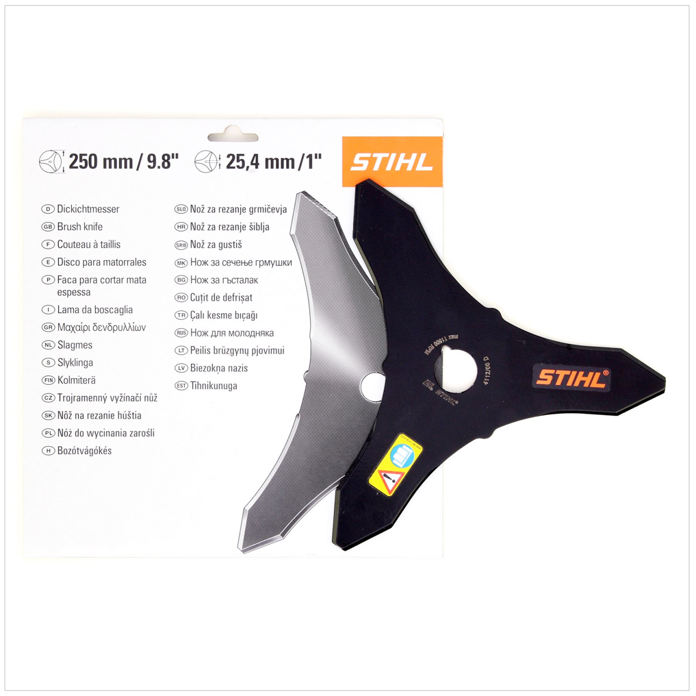 Stihl 3 Flügel Freischneider Dickichtmesser Motorsense 250 mm ( 4112 713 4100 ) - Toolbrothers