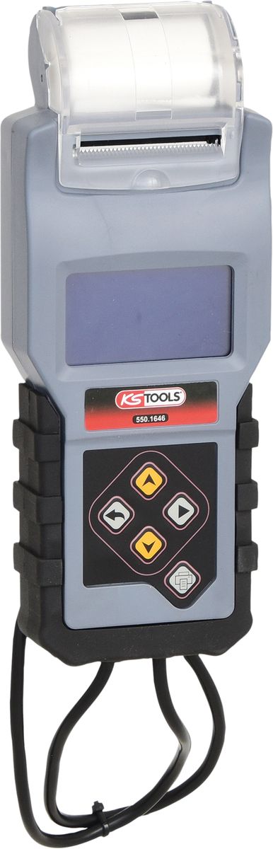 KS TOOLS 12V Digital-Batterie- und Ladesystemtester mit integriertem Drucker ( 550.1646 ) - Toolbrothers