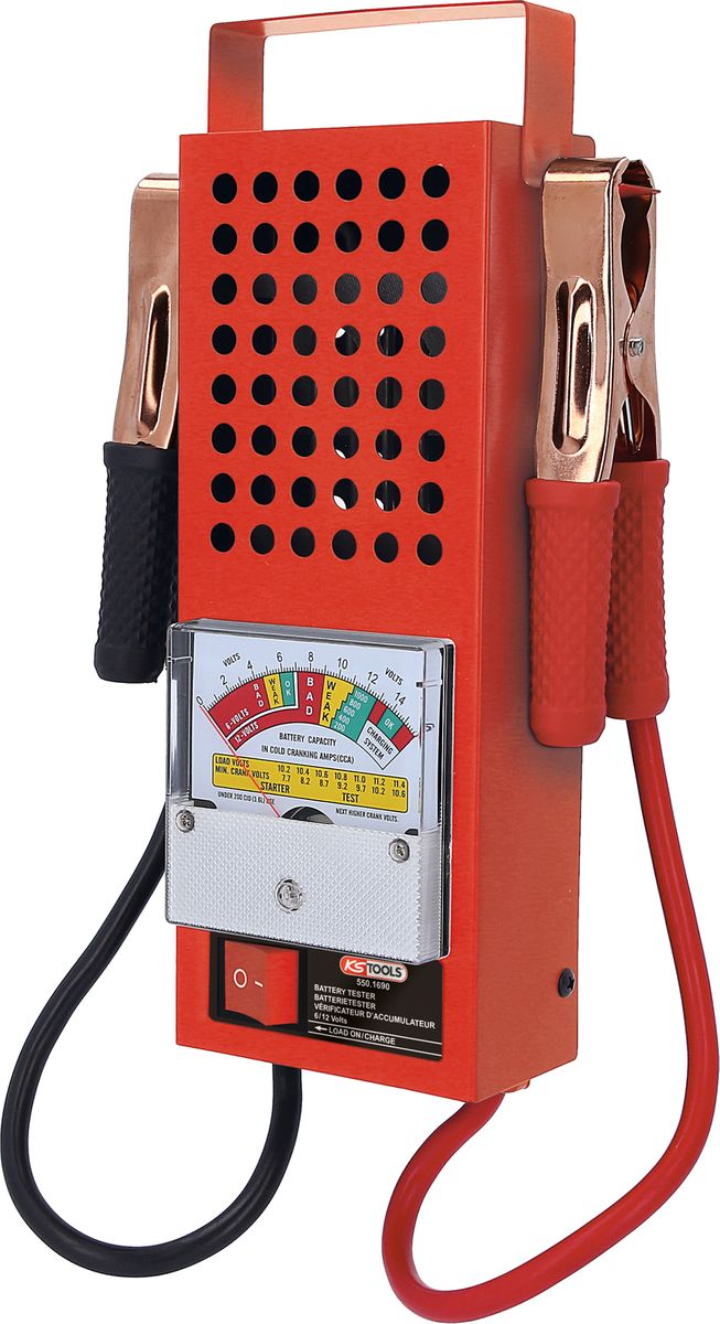 KS TOOLS 6 + 12V Batterietester ( 550.1690 ) - Toolbrothers