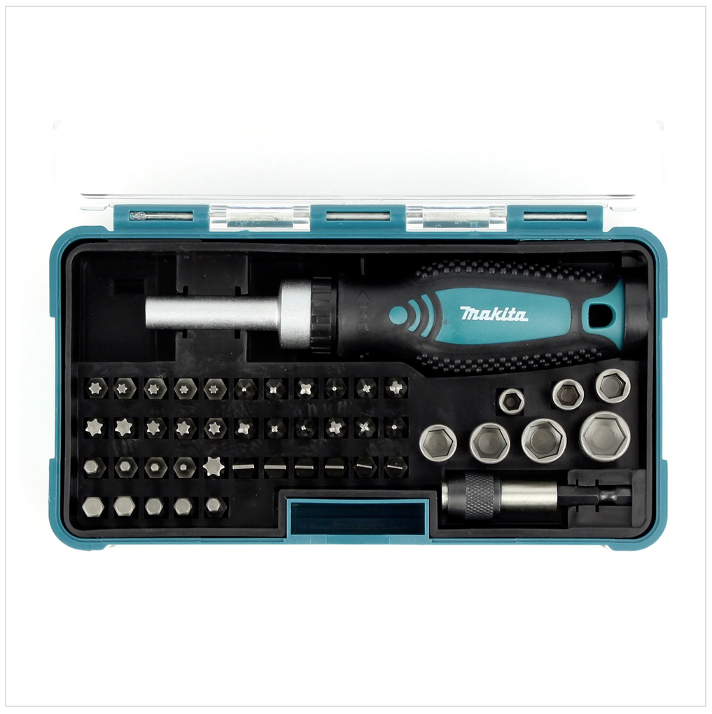 Makita B-28612 Bit Set - 47 teilig mit Bit Schraubendreher in Kunststoffbox - Toolbrothers