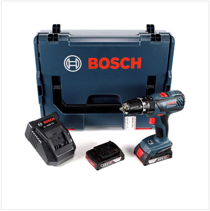 Bosch GSB 18-2-Li Plus Professional Akku Schlagbohrschrauber mit 2 x 2 Ah Akkus + Ladegerät + L-BOXX - Toolbrothers