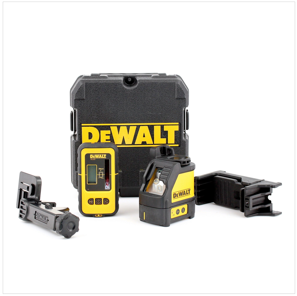 DeWalt DW 088 KD Kreuzlinienlaser inkl. Laser Detektor DE 0892 mit Puls Modus - Toolbrothers