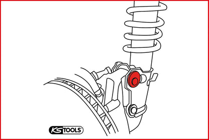 KS TOOLS 1/2" Sturzeinstellschlüssel, 21 mm ( 700.2375 ) - Toolbrothers