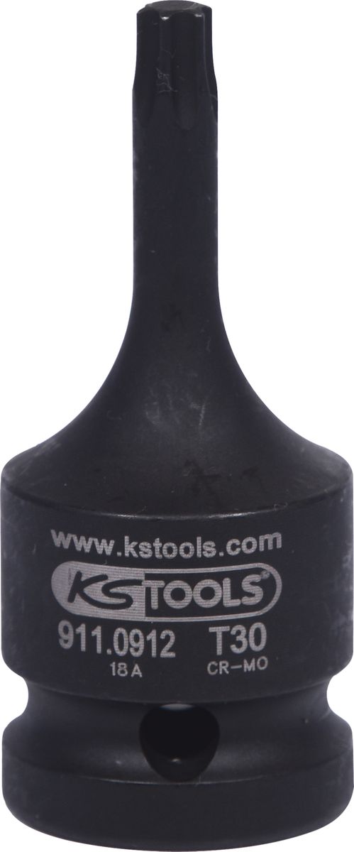 KS TOOLS 1/2" Kraft-Bit-Stecknuss Torx, kurz, T30 ( 911.0912 ) - Toolbrothers