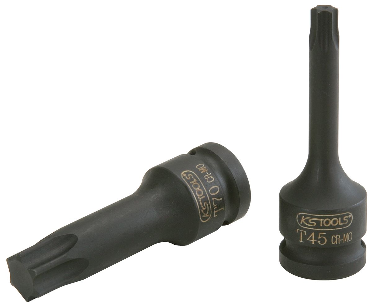 KS TOOLS 1/2" Kraft-Bit-Stecknuss Torx, lang, T55 ( 911.0919 ) - Toolbrothers