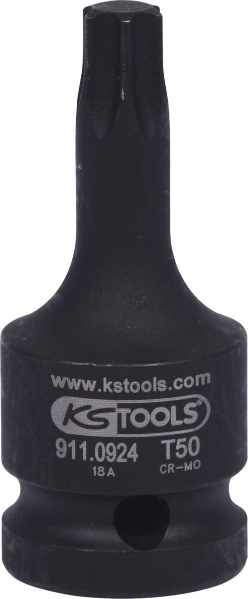 KS TOOLS 1/2" Kraft-Bit-Stecknuss Torx, kurz, T50 ( 911.0924 ) - Toolbrothers