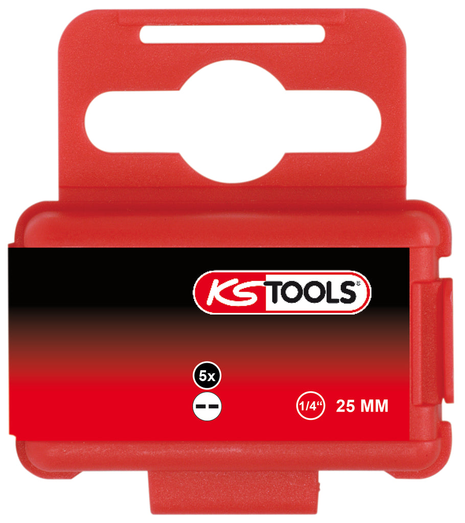 KS TOOLS 1/4" Bit Spanner, 25mm, 6mm, 5er Pack ( 911.2914 ) - Toolbrothers