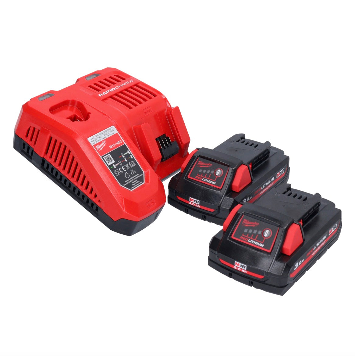 Milwaukee M18 FPD2-302X Akku Schlagbohrschrauber 18 V 135 Nm Brushless + 2x Akku 3,0 Ah + Ladegerät + HD-Box - Toolbrothers