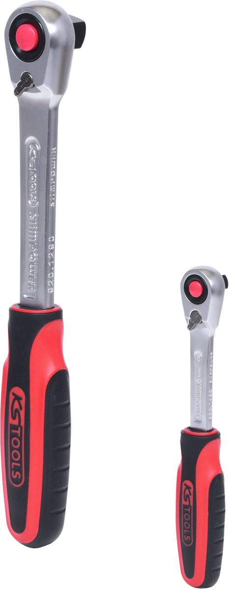 KS TOOLS SlimPOWER Umschaltknarren-Satz, 2-tlg 1/4"+1/2" ( 920.0002 ) - Toolbrothers