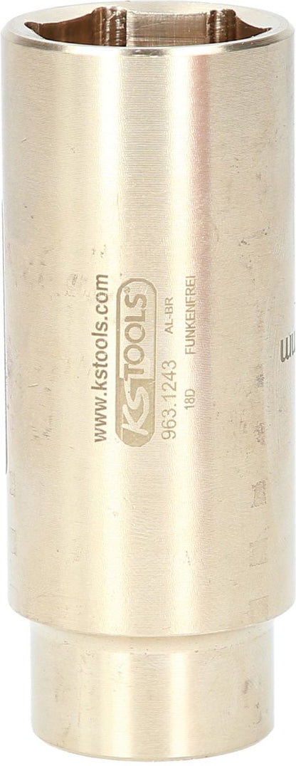 KS TOOLS BRONZEplus Stecknuss 1/2" 24mm 6-kant lang ( 963.1243 ) - Toolbrothers