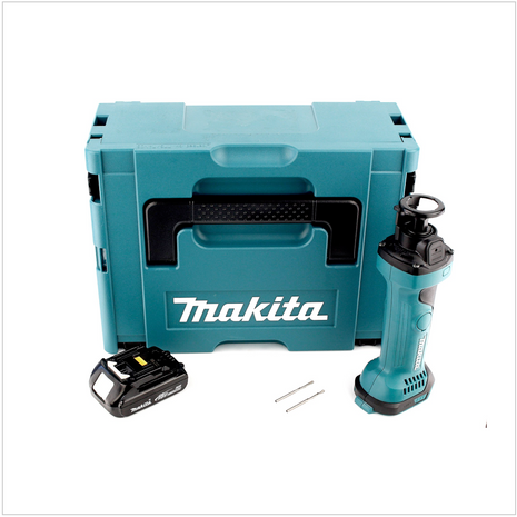 Makita DCO 180 Y1J 18 V Akku Rotationsschneider im Makpac inkl. BL 1815 N 1,5 Ah Akku - Toolbrothers