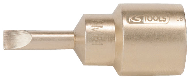 KS TOOLS BRONZEplus Bit-Stecknuss 1/2" Schlitz 6 mm ( 963.1293 ) - Toolbrothers