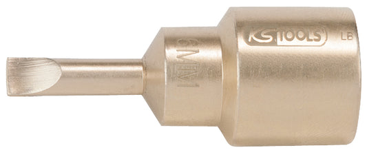 KS TOOLS BRONZEplus Bit-Stecknuss 1/2" Schlitz 6 mm ( 963.1293 ) - Toolbrothers