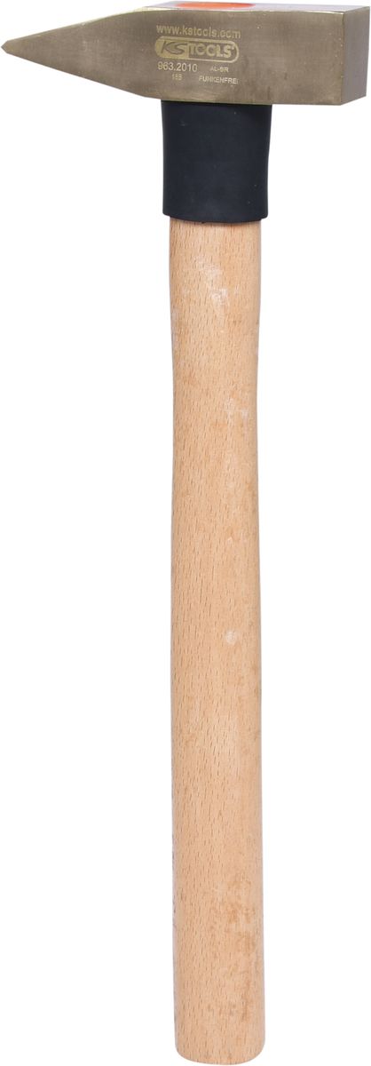 Marteau de mécanicien KS TOOLS BRONZEplus 500 g, avec manche en hickory (963.2010)