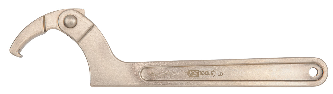 KS TOOLS BRONZEplus Gelenk-Hakenschlüssel Ø 115-170 mm  ( 963.8209 )