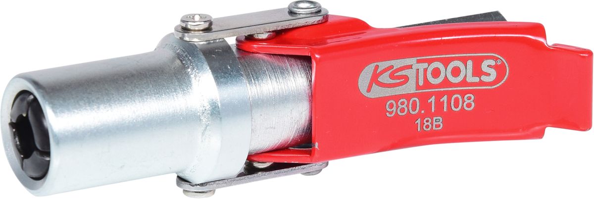 KS TOOLS Quick-Lock Schnellkupplung für Fettpressen, 1/8"  ( 980.1108 ) - Toolbrothers