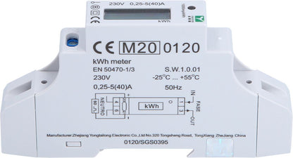 KS TOOLS efuturo Stromzähler für Hutschiene, MID-geeicht, 1 Phase, 3,7 oder 7,4 kW ( 117.7931 ) - Toolbrothers