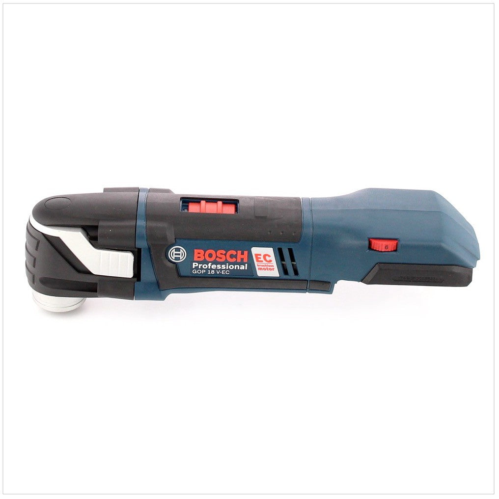 Bosch GOP 18 V-EC Professional Akku Multi Cutter Multifunktionswerkzeug in L-Boxx mit 20 tlg. Zubehör ( 06018B0002 ) - Toolbrothers