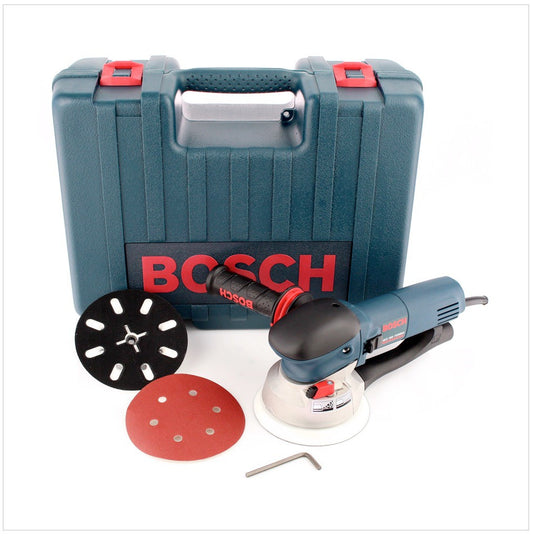 Bosch GEX 150 Turbo Professional Exzenterschleifer im Koffer mit Zusatz Scheifteller ( 0601250770 ) - Toolbrothers