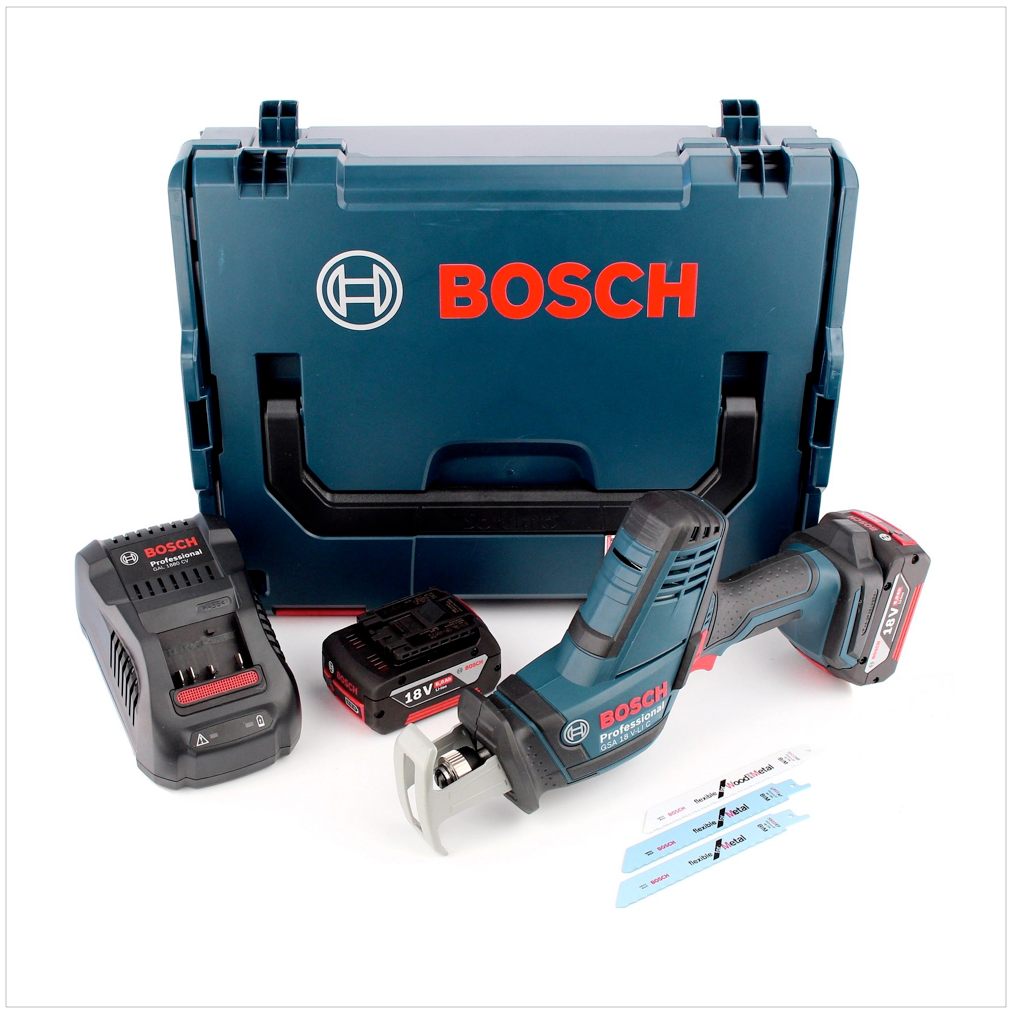 Bosch GSA 18V-Li C Akku Reciprosäge 18V Säbelsäge in L-Boxx + 2x 6,0 Ah Akku + Ladegerät - Toolbrothers