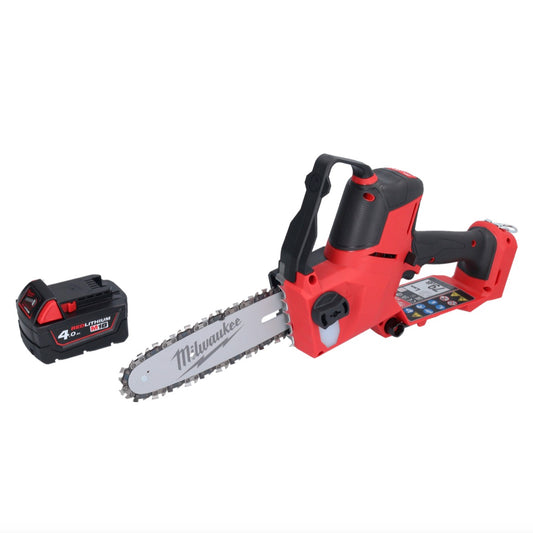 Scie à élaguer sur batterie Milwaukee M18 FHS20-401 18 V 20 cm + 1x batterie 4,0 Ah - sans chargeur