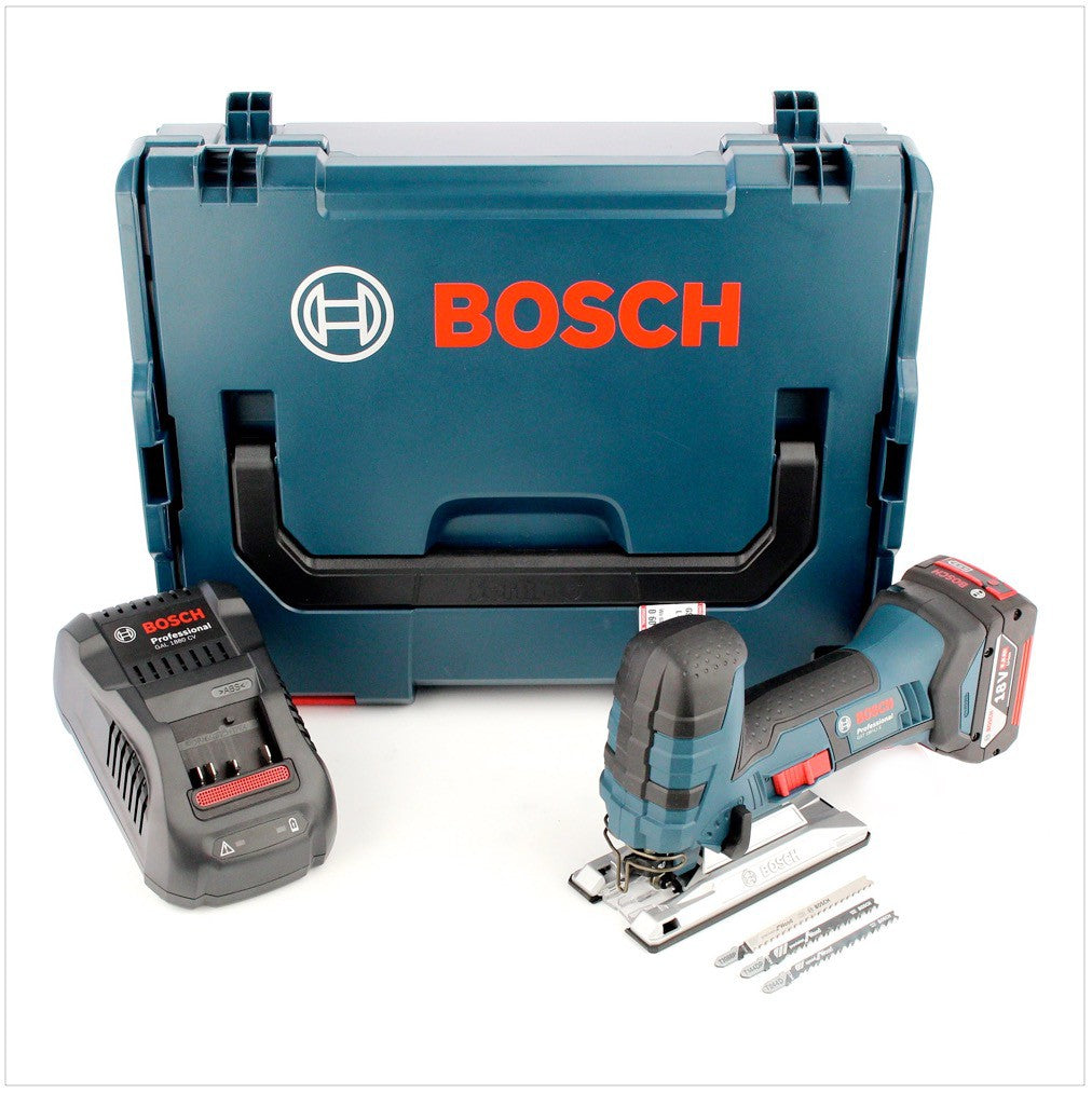 Bosch GST 18 V-LI S Akku Stichsäge 18V + 1x Akku 6,0Ah + Ladegerät + L-Boxx - Toolbrothers