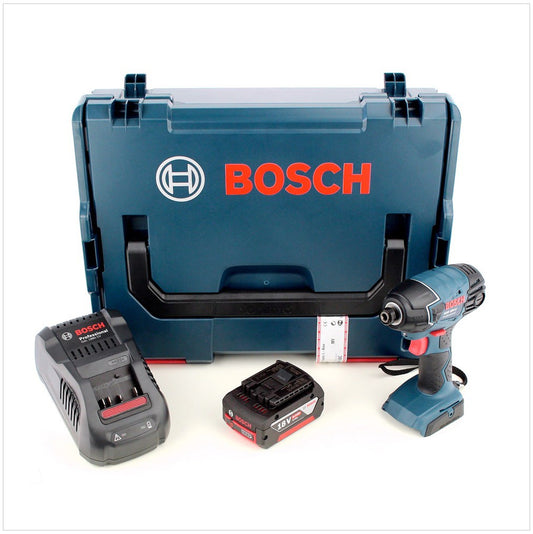 Bosch GDR 18 V-LI 18 V Akku Drehschlagschrauber in L-Boxx, Schnellladegerät und 1x GBA 6 Ah Akku - Toolbrothers