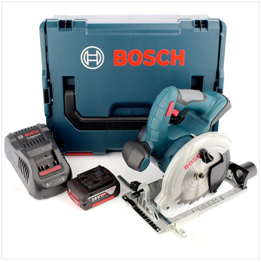 Bosch GKS 18 V-LI Professional 18 V 165 mm Akku Kreissäge mit L-Boxx, Schnellladegerät und 1x GBA 6 Ah Akku - Toolbrothers