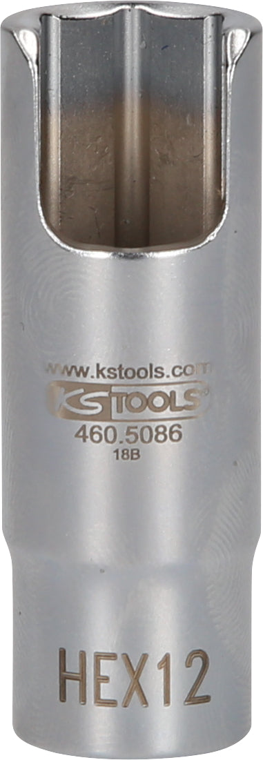 KS TOOLS 3/8" Spezial-Winkel-Rohrverbinder-Stecknuss, 12 mm ( 460.5086 ) - Toolbrothers