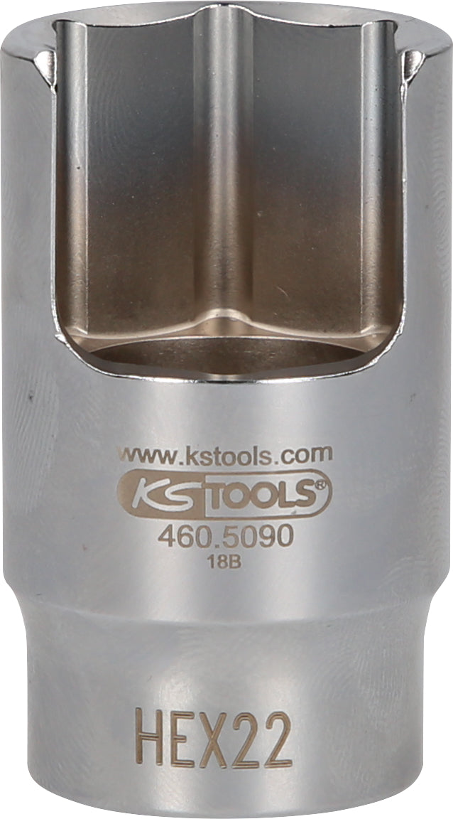 KS TOOLS 3/8" Spezial-Winkel-Rohrverbinder-Stecknuss, 22 mm ( 460.5090 ) - Toolbrothers