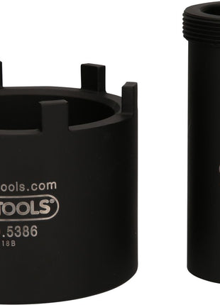 KS TOOLS Nutmuttern-Schlüssel-Satz mit Führungsrohr für Mercedes, Ø 75 mm , 2-tlg ( 460.5630 ) - Toolbrothers