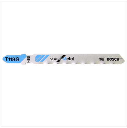 Bosch T 118 G Stichsägeblätter Basic for Metal 5 Stk. 92 mm ( 2608631012 ) - Toolbrothers