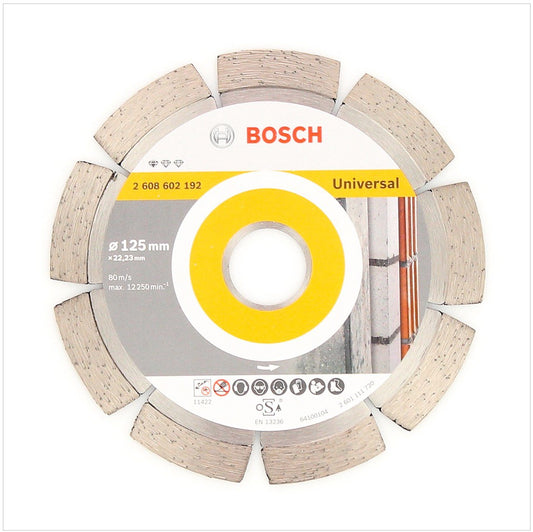 Bosch Diamant Trennscheibe 125 x 22,23 mm Standard for Universal ( 2608602192 ) - Toolbrothers