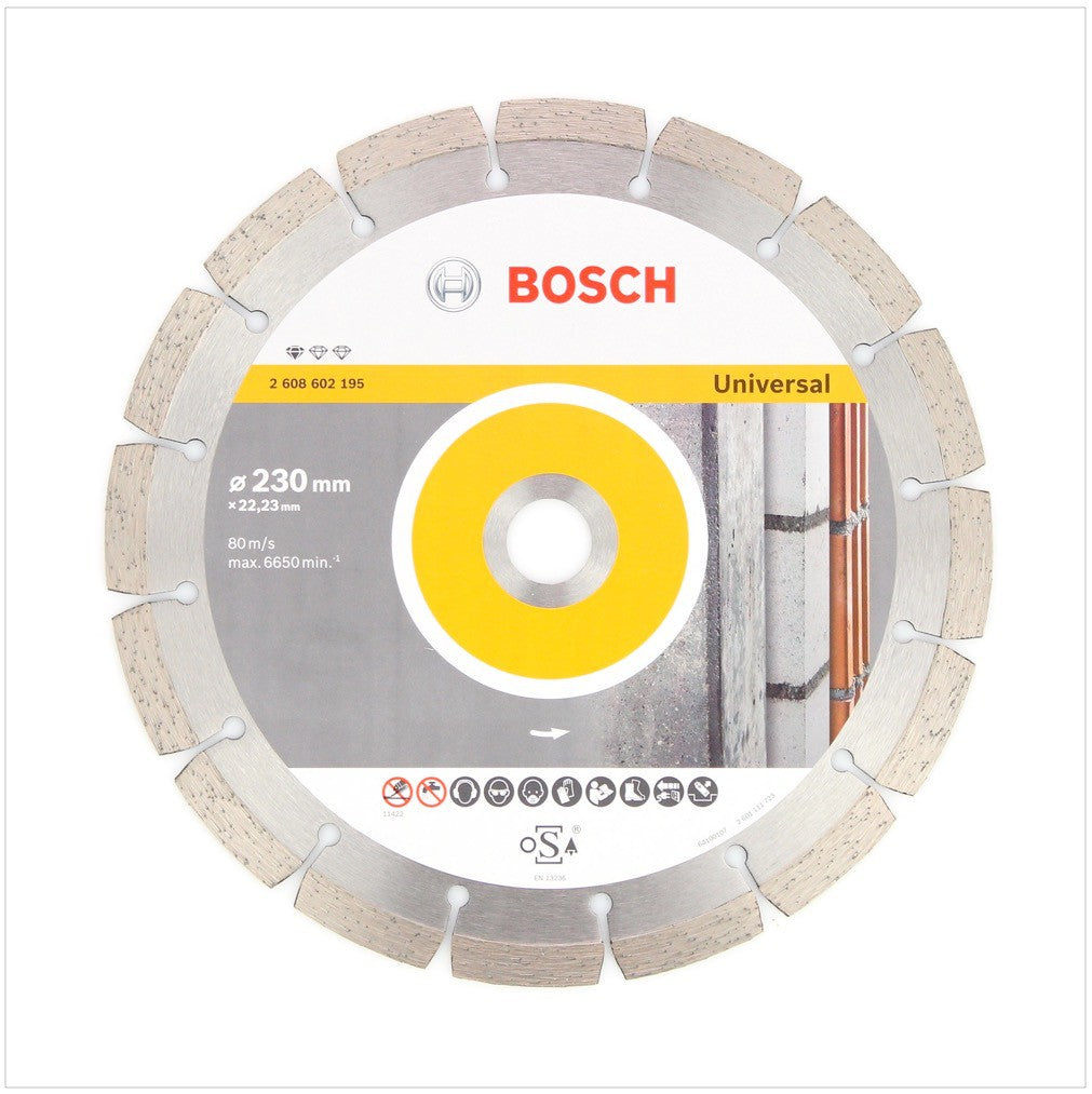 Bosch Diamant Trennscheibe 230 x 22,23 mm Standard for Universal ( 2608602195 )