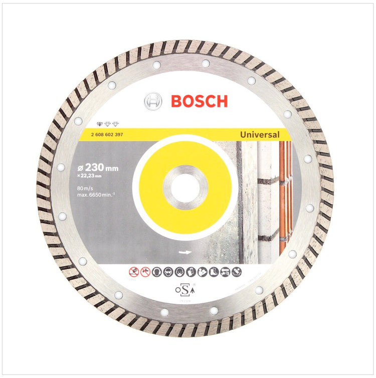 Bosch Diamant Trennscheibe 230 x 22,23 Standard for Universal Turbo ( 2608602397 ) - Toolbrothers