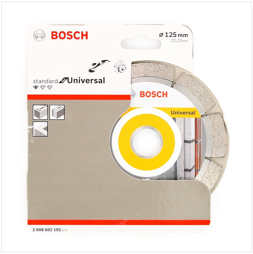 Bosch Diamant Trennscheibe 3 er Set 125 x 22,23 mm Standard for Universal ( 2608602192 ) - Toolbrothers