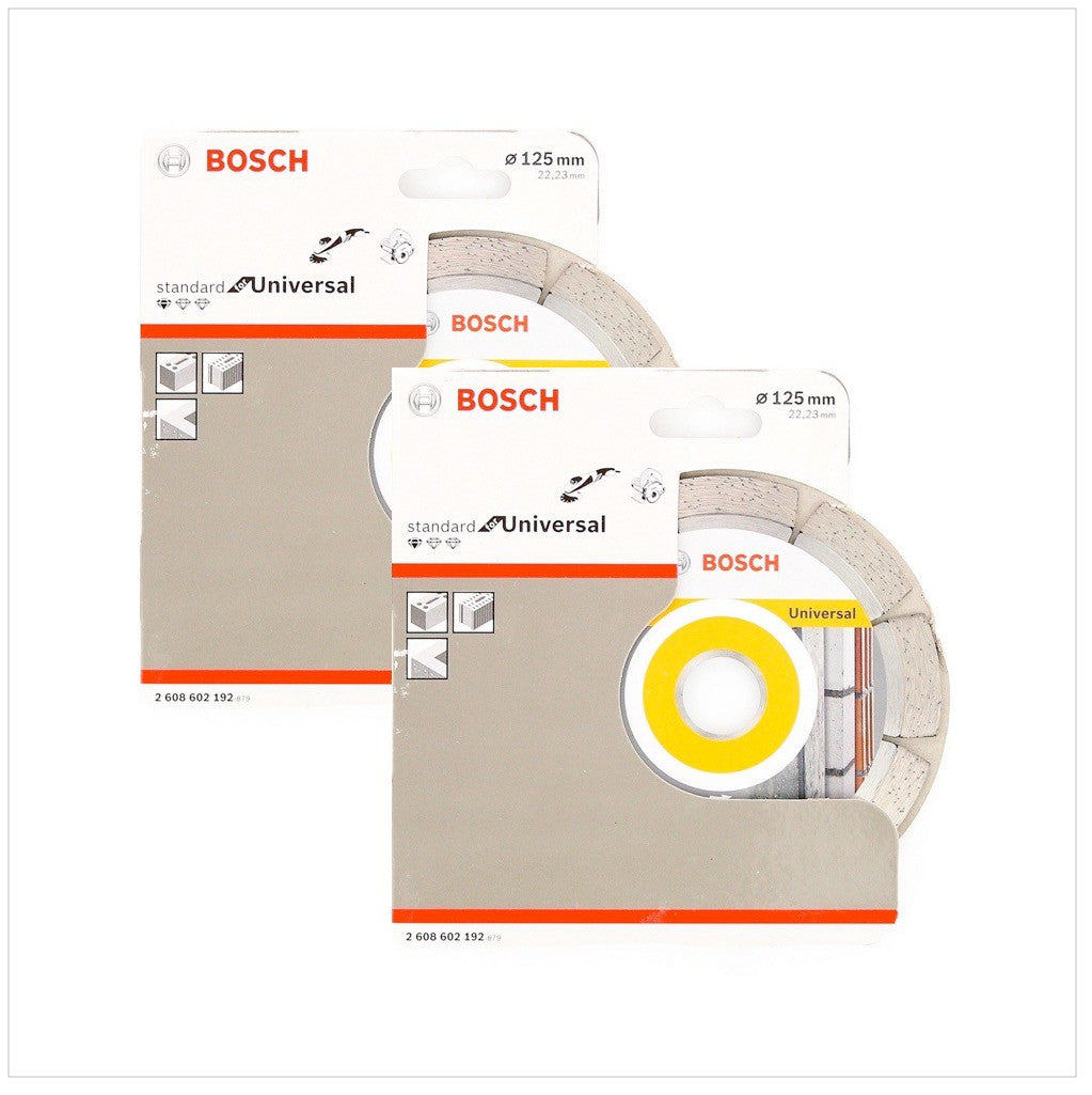 Bosch GWS 18-125 V-LI 125 mm Professional Akku Winkelschleifer mit Einlage L-Boxx ready und 2 x Trennscheiben - Toolbrothers