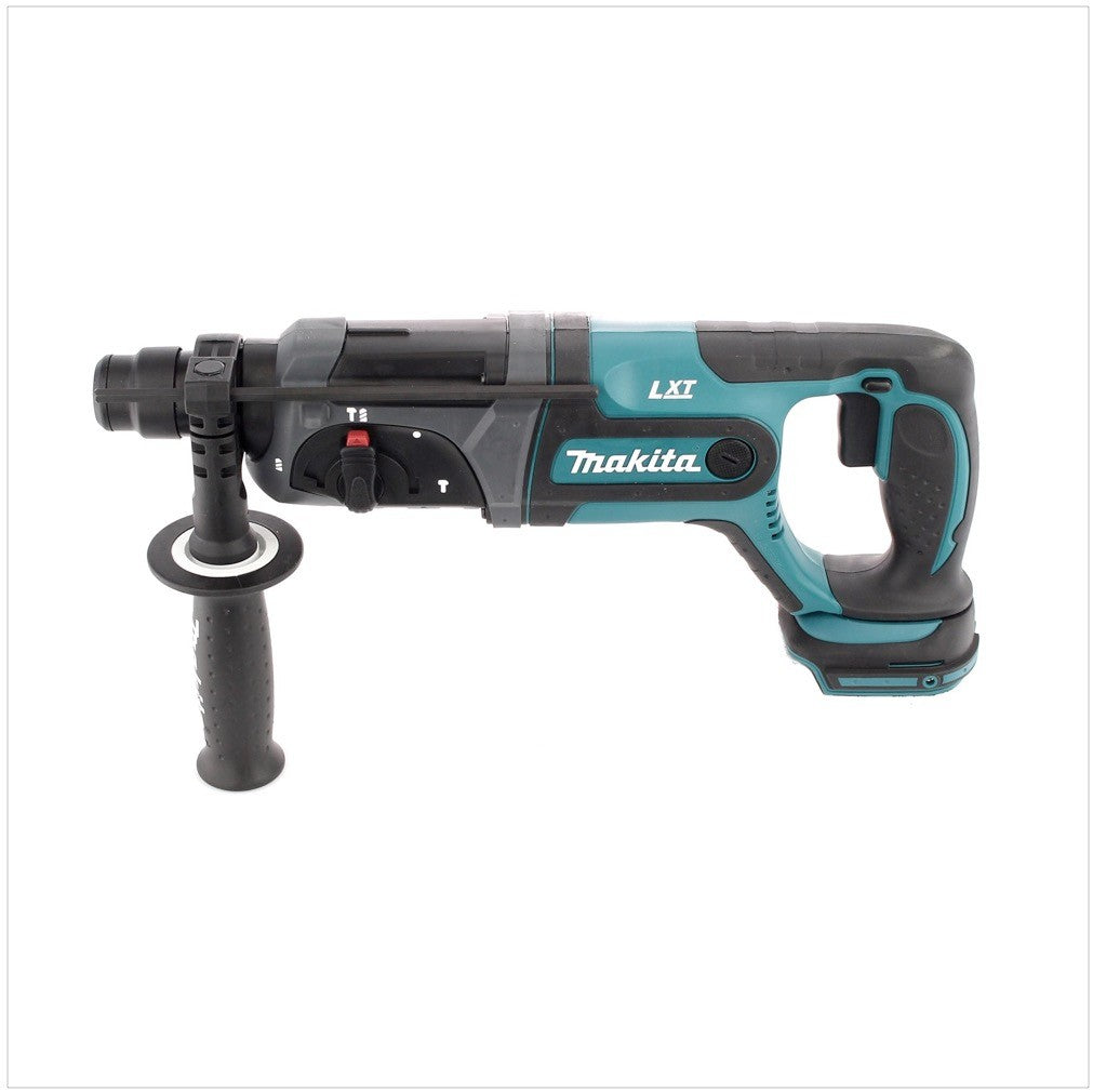 Makita DHR 241 18 V Li-ion Akku Bohrhammer mit SDS-Plus Aufnahme Solo + Makita D-42444 SDS-Plus Bohrer Meißel Set 17 tlg. im Alu Koffer - Toolbrothers