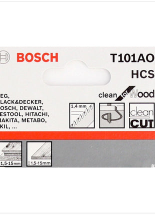 Bosch T 101 AO Stichsägeblätter Clean for Wood 25 Stk. 83 mm ( 2608630031 ) - Toolbrothers