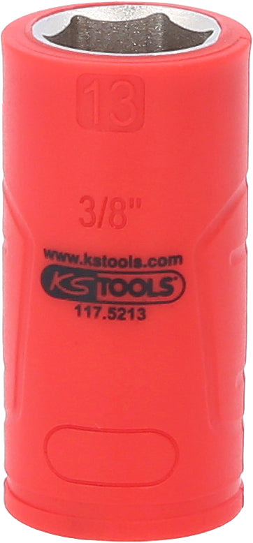 KS TOOLS 3/8" Isolierte Stecknuss, 13mm ( 117.5213 ) - Toolbrothers