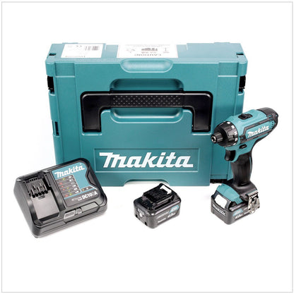 Makita DF 031 DSMJ 10,8 V Li-Ion Akku - Bohrschrauber mit 2x BL1040B 4 Ah Akku, DC10SA Ladegerät im Makpac - Toolbrothers