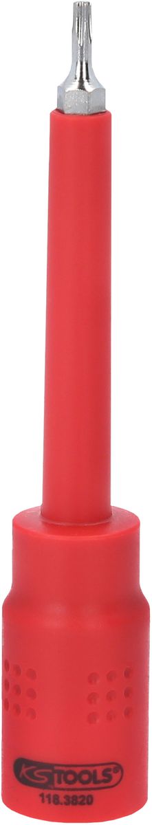 KS TOOLS 3/8" Isolierte Bit-Stecknuss Torx, T10, 122mm ( 118.3820 )