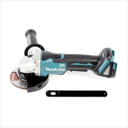 Makita DGA 505 RFJ Akku Winkelschleifer 18 V 125mm Brushless + 2x Akku 3,0Ah + Ladegerät + Makpac - Toolbrothers