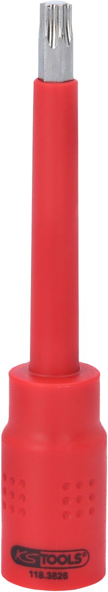 KS TOOLS 3/8" Isolierte Bit-Stecknuss Torx, T40, 122mm ( 118.3826 )