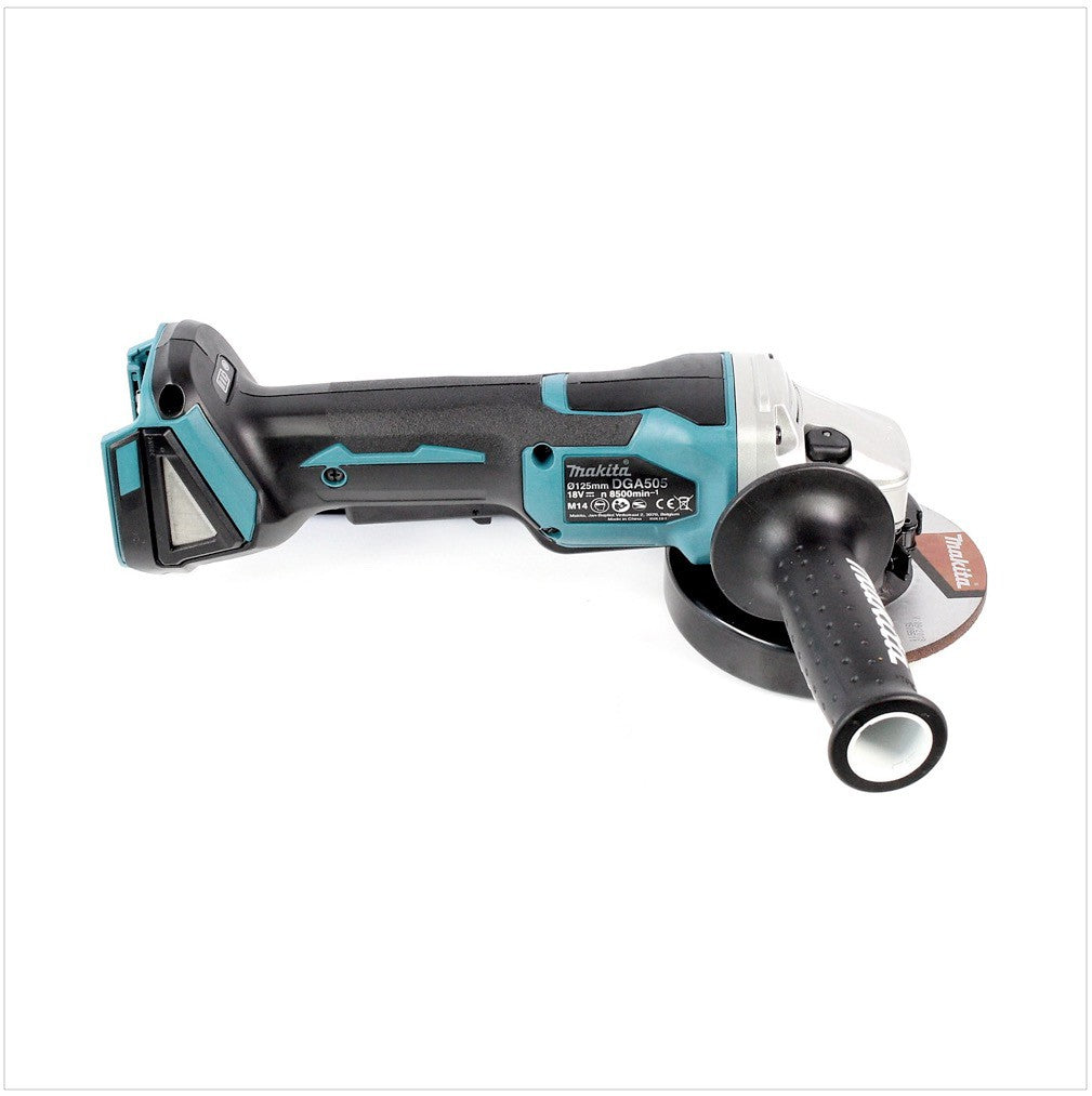 Makita DGA 505 F1 Akku Winkelschleifer 18 V 125mm Brushless + 1x Akku 3,0Ah - ohne Ladegerät - Toolbrothers