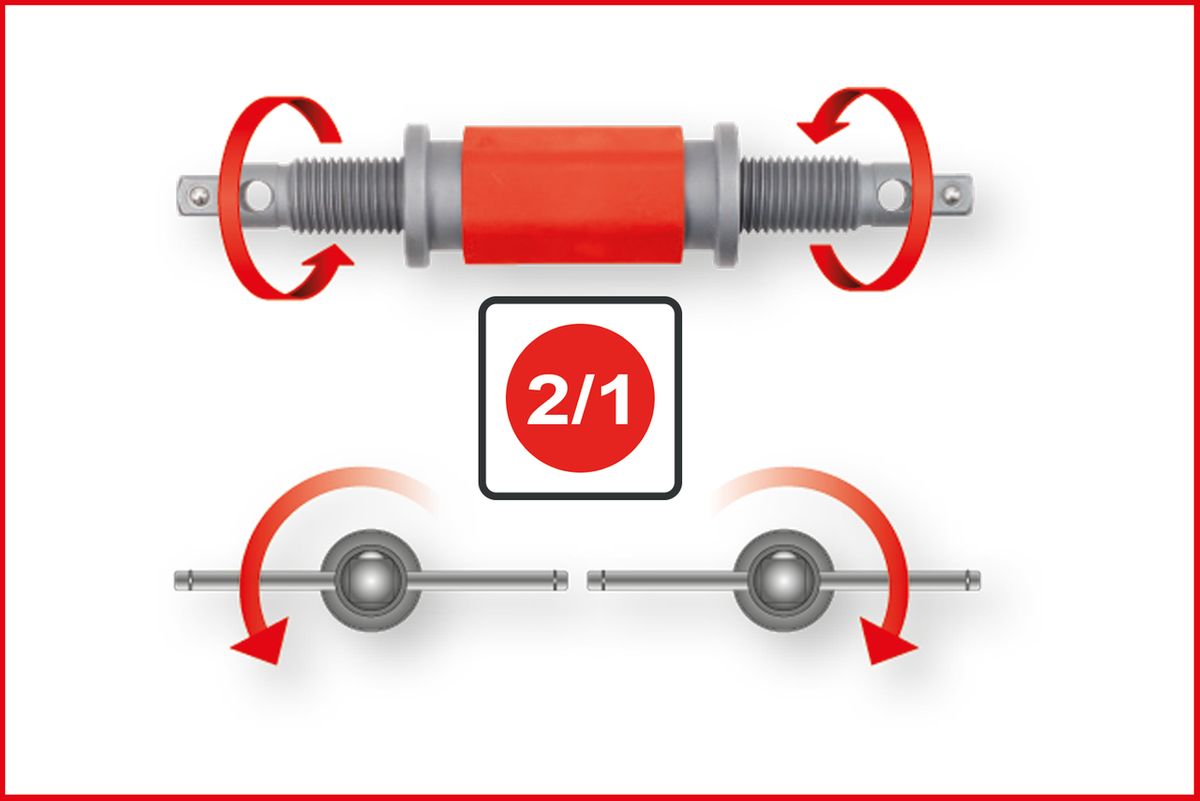 KS TOOLS Universal Bremskolben-Rückstell-Werkzeug-Satz, 8-tlg ( 150.2440 )