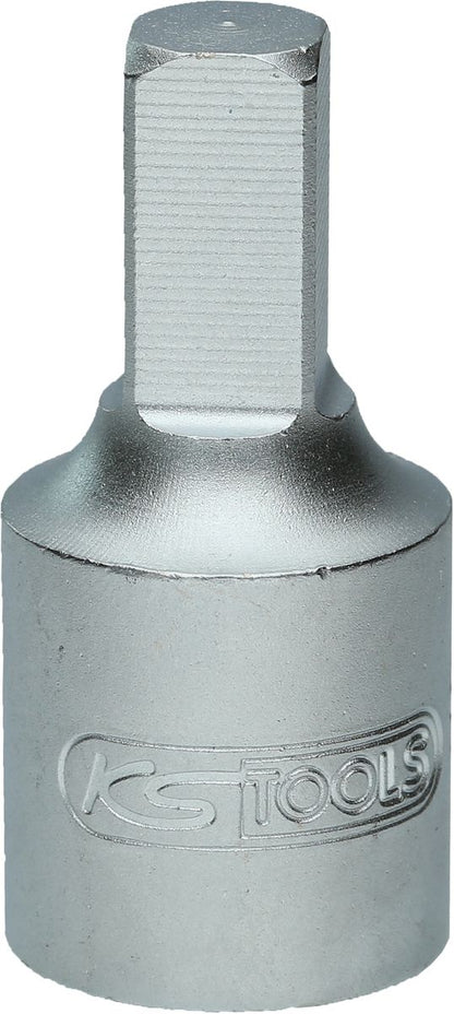 KS TOOLS 3/8" Öldienst-Bit-Stecknuss für Innenvierkant-Schrauben, 8 mm ( 150.9112 )