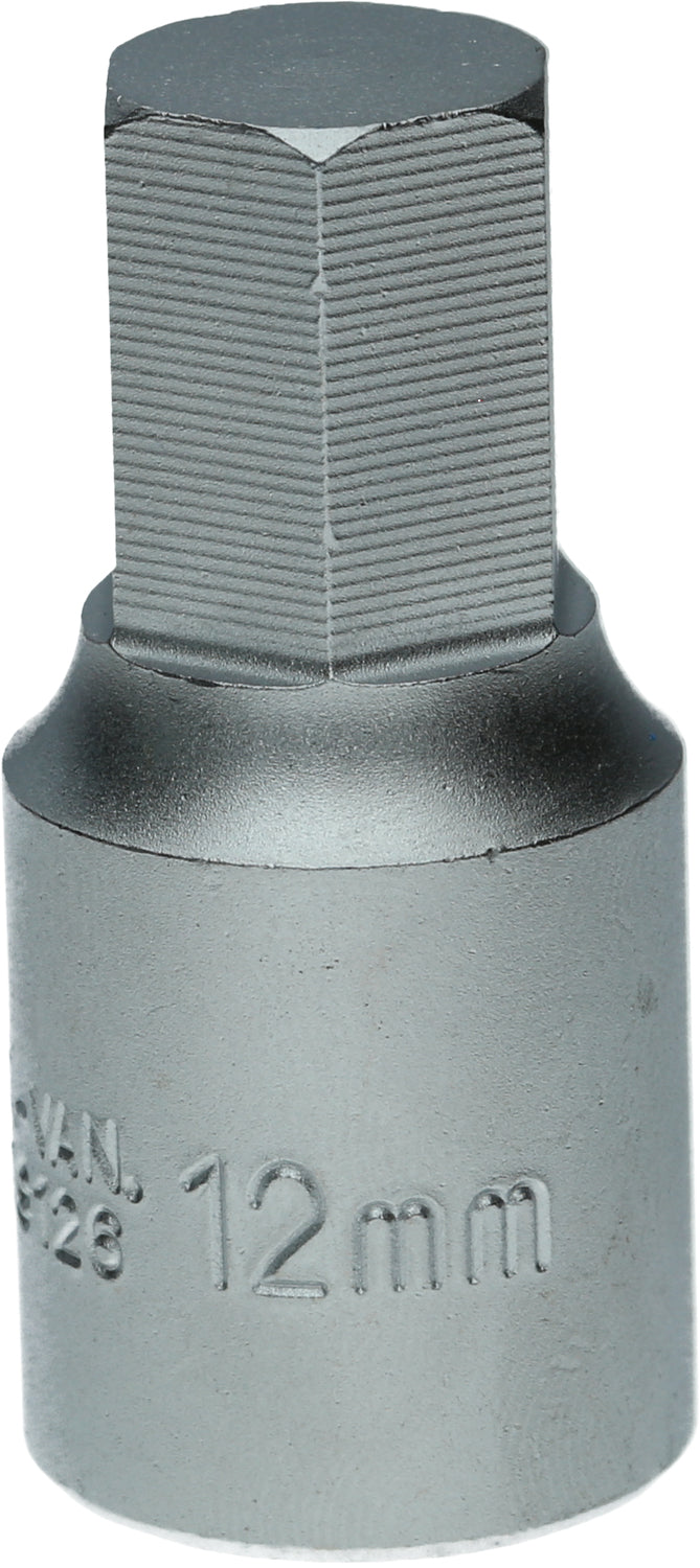 KS TOOLS 3/8" Öldienst-Bit-Stecknuss für Innensechskant-Schrauben, 12 mm ( 150.9126 )