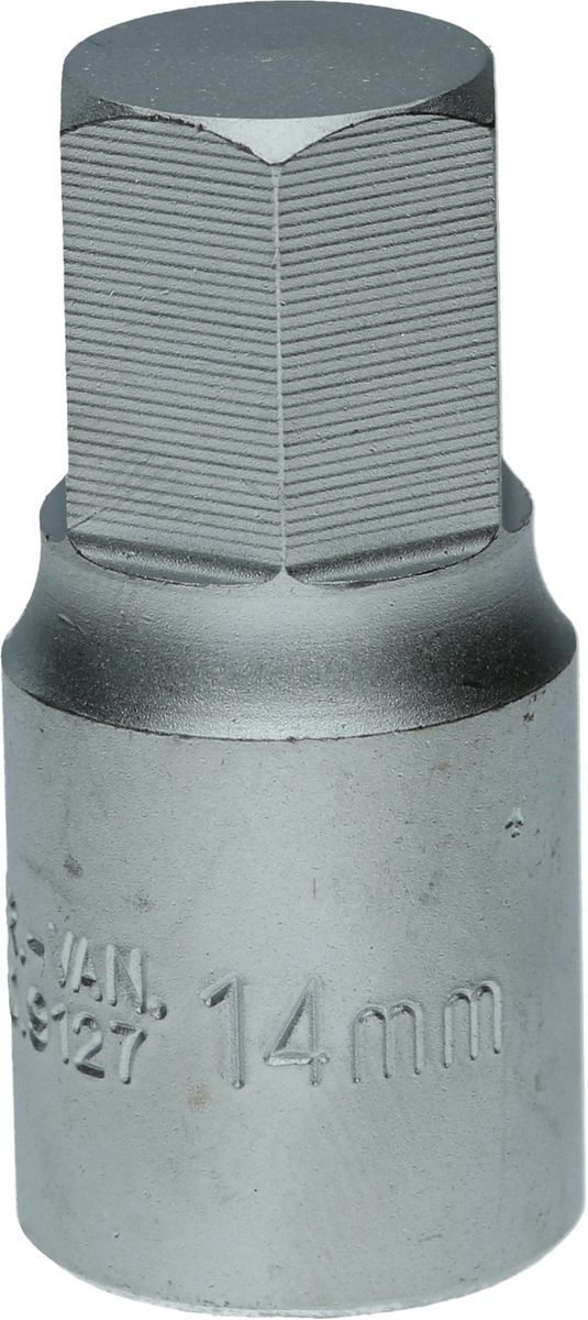 KS TOOLS Douille pour embout de service d'huile 3/8" pour vis à six pans creux, 14 mm (150.9127)