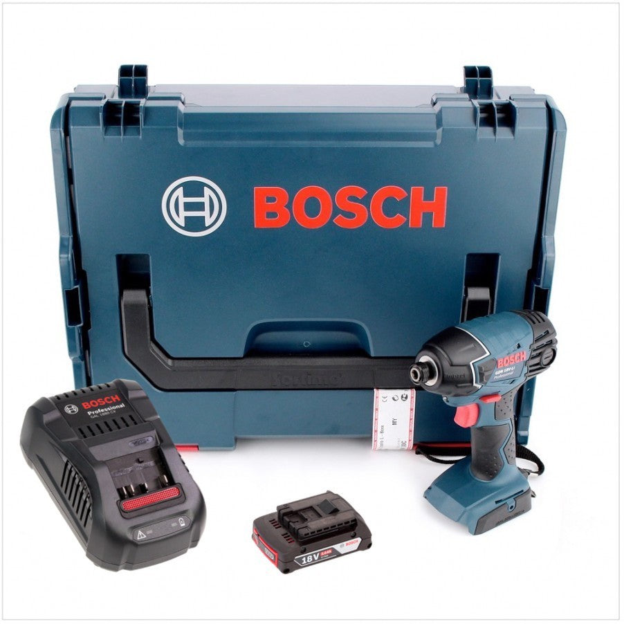 Bosch GDR 18 V-Li Akku Drehschlagschrauber 18V 1/4" in L-Boxx + 1x 2,0Ah Akku + Ladegerät - Toolbrothers